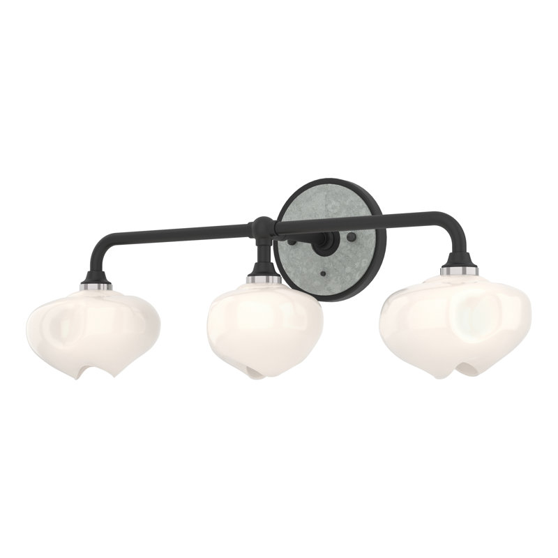 Ume 3 - Light Dimmable Vanity light, Black, Vintage Platinum