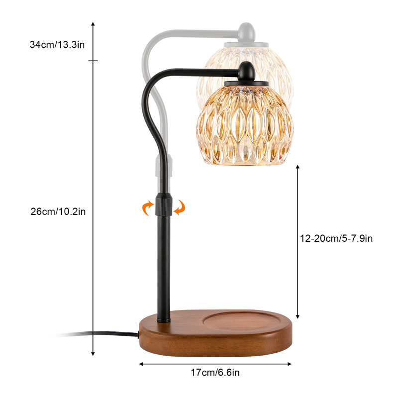 Johnnetta 13.3" Arched Table Lamp