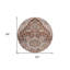 Tapis d'intérieur rond 8 pi Terra Cotta
