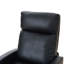 Fauteuil inclinable noir en similicuir