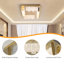 4 - Light 32cm LED Acrylic Flush Mount