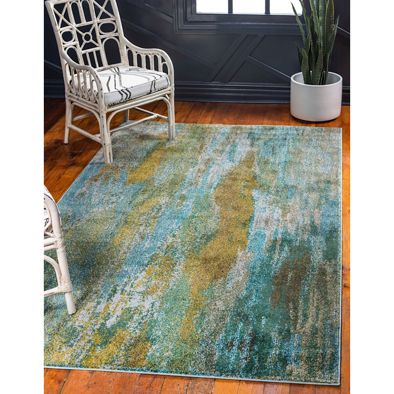 Meadow Abstract Indoor Rug, Rectangle 7' x 10'
