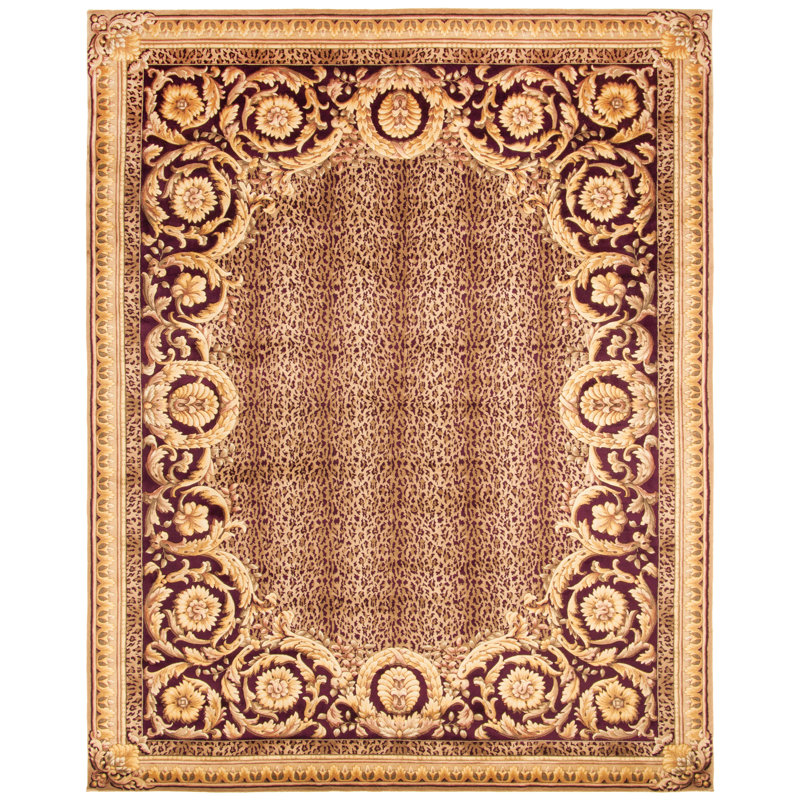 Fl01 Area Rug In Multi, Rectangle 10' x 14'