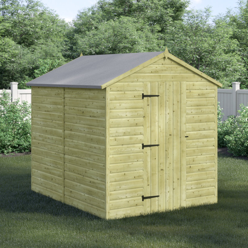 Premier Apex 6 Ft. W x 7 Ft. D Shiplap Wooden Shed