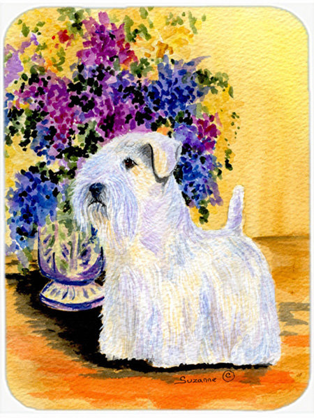 East Urban Home Sealyham Terrier Glass Cutting Board