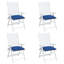 Ensemble de 4 coussins de chaise 100% polyester Oxford-1104254468-1104254478
