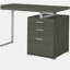 Bureau réversible à 3 tiroirs gris patiné-1768302938