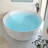 Modern Simple Acrylic Round Bathtub-99106419