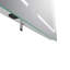 Metal Flat Wall Mirror with Shelves