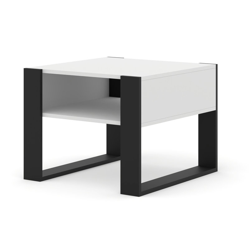 Maja Sled Coffee Table with Storage, White