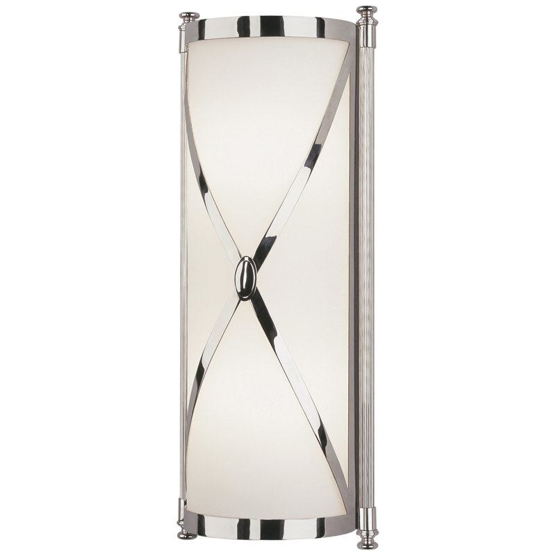 Chase 2 - Light Flush Mounted Sconce, Polished Nickel