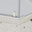 Porte de douche pivotante, avec verre trempé, cabine de douche néo-angle sans cadre