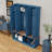 Wooden Hall Tree with Cabinet, Bench, Doors and Hooks-1399006570