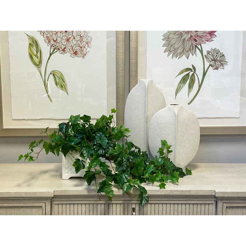 Oakes Faux Ivy Plant in Ceramic Pot