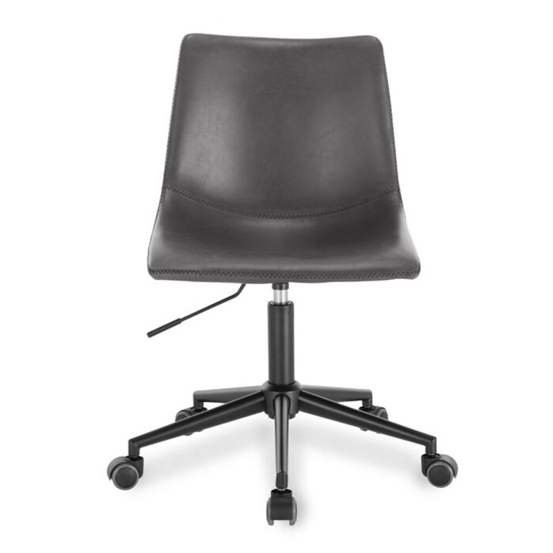 Chaise de travail Voncile, Noir