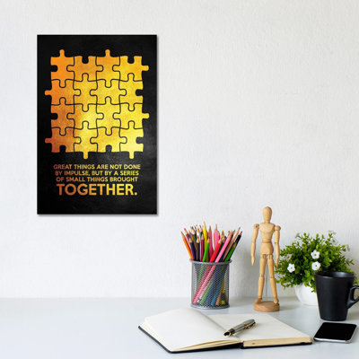 Together by Adrian Baldovino - Wrapped Canvas Print