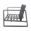 Canapé double + table basse rectangulaire, coussins gris clair-1420767751