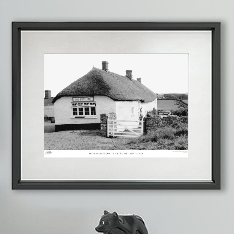 Morwenstow, The Bush Inn C1955 - Single Picture Frame Print, 45cm H x 60cm W x 2.3cm D