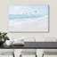 Coastal Beach Serene Beachscape Seagulls Flying Over Crashing Waves on-99543505