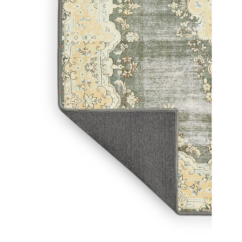 Tapis beige/gris traditionnel Sassa, Rectangle 2 pi x 4 pi