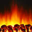 Meadow Castleton Fires & Fireplaces 129.54cm W Electric Fireplace with 6824.28 BTU-662617453-653558285
