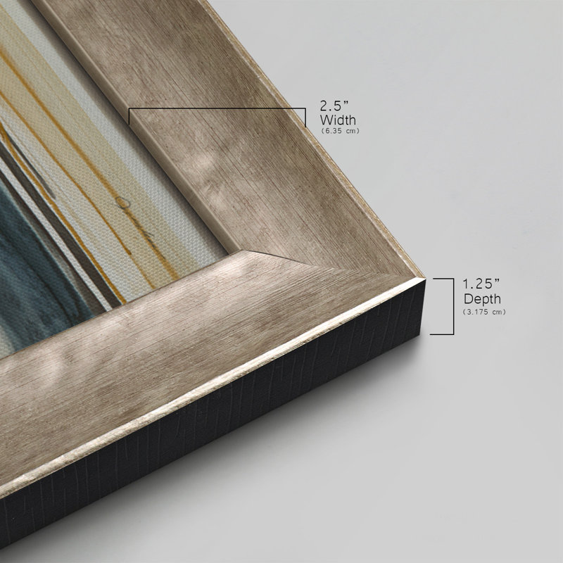 Toile encadrée de qualité optique illusion optique - prête à être accrochée, H 29 po x l 53 po x P 1,25 po