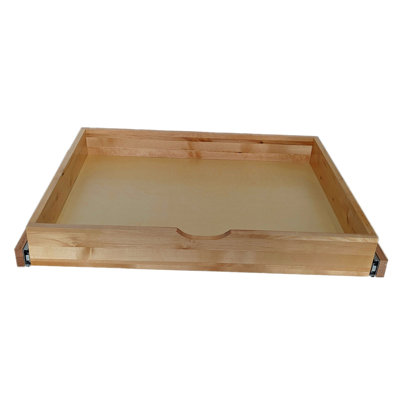 Premium Solid Wood Pull-Out Drawer with Soft-Close Slides – 22" Deep, Multiple Widths Available Kitchen Pull-Out Tray