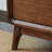 Simple Black Walnut Storage Entry Cabinet Solid Wood Accent Chest