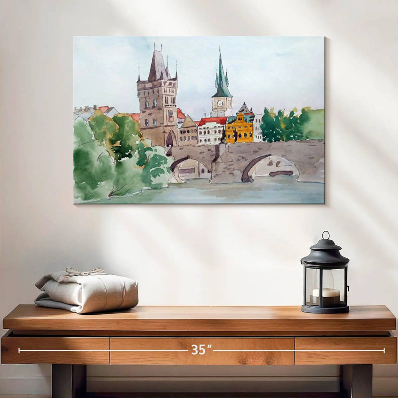 Prague Dream, 16" H x 24" W