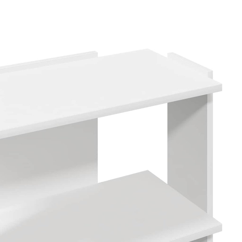 60cm W Bookcase, (3 Shelves) 60cmH x 60cmW x 30cmD, White