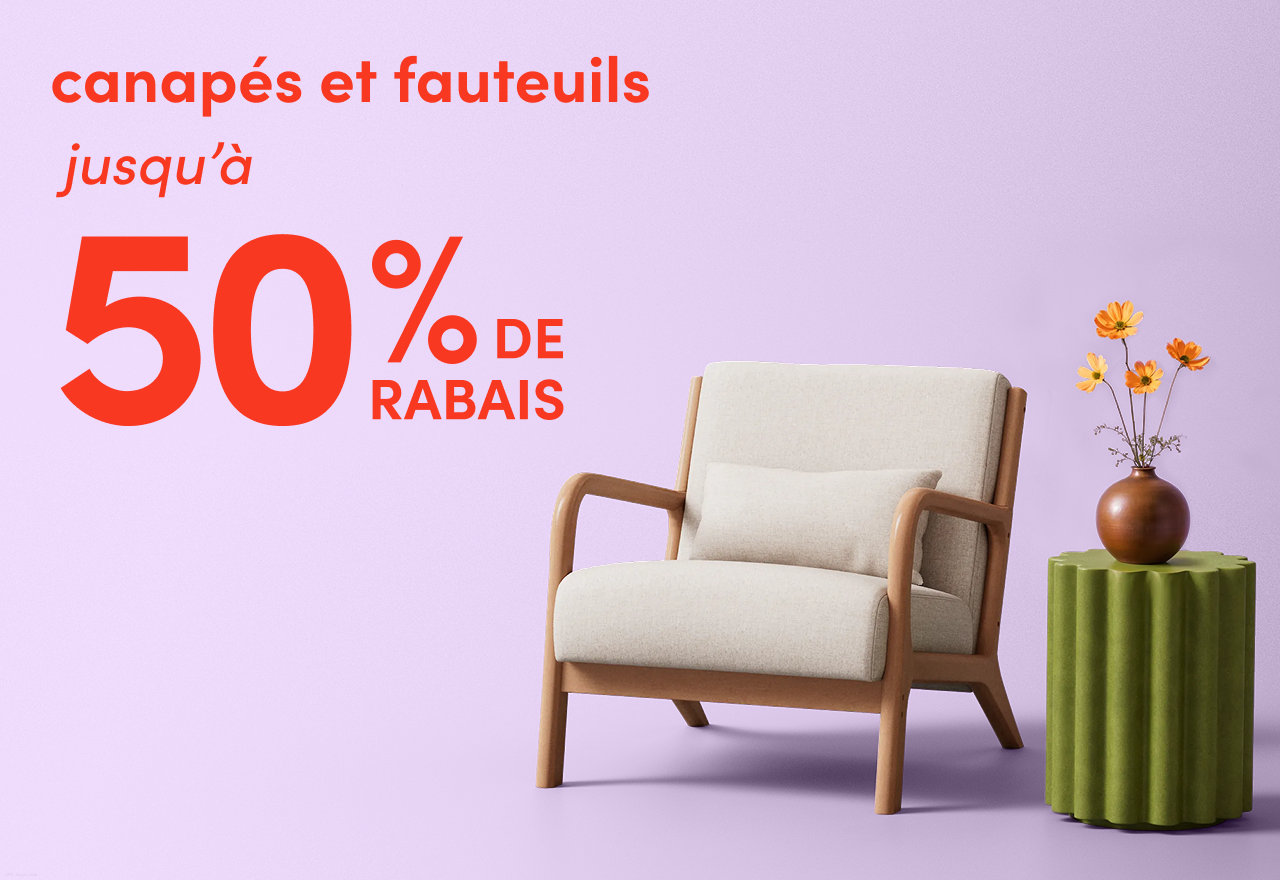 canapés et fauteuils en solde