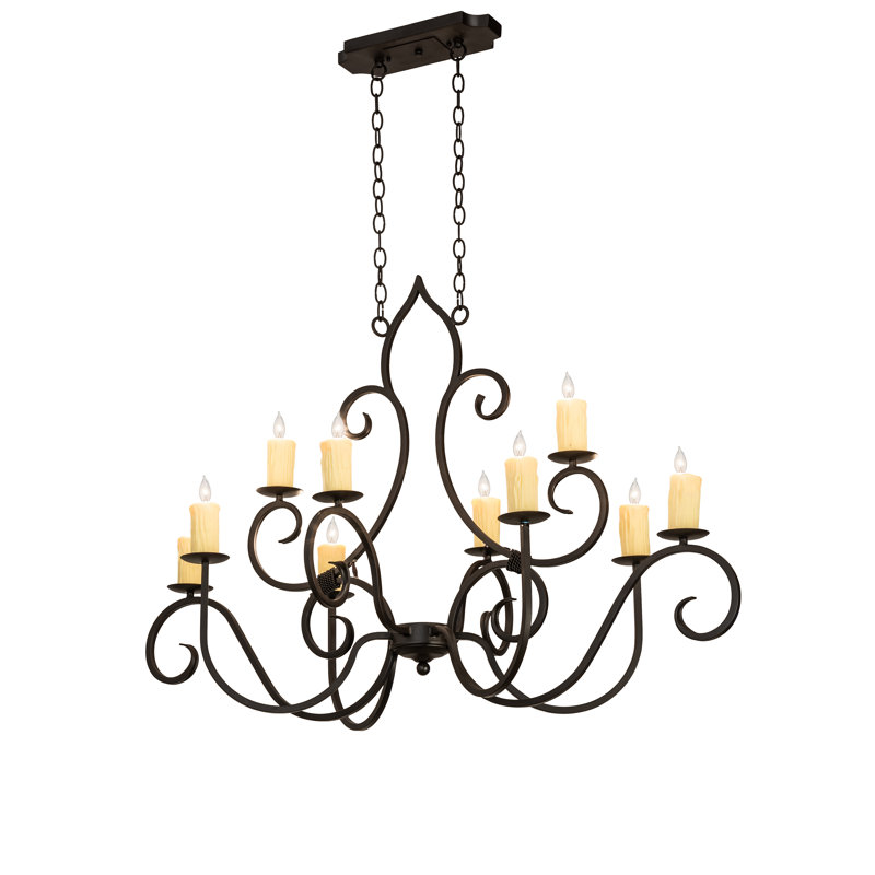 Clifton 10 - Light Chandelier, Oil Rubbed Bronze