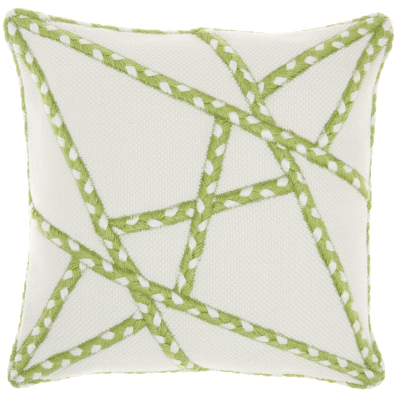  Square Pillow Cover & Insert, Green