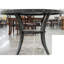 Table de salle à manger As Pic avec rangement, détails en bois massif, poids du produit : 27,2 kg, finition cloutée