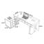 Bureau moderne et simple en tôle grise avec armoire-935972168-935972171