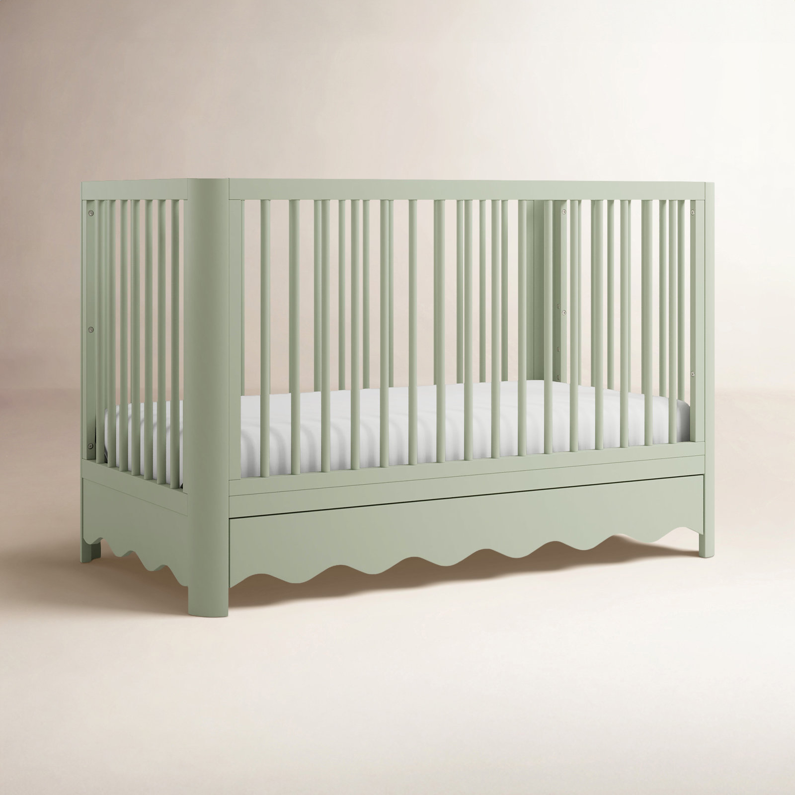 Storkcraft Casablanca Deluxe 5-In-1 Convertible Crib, Sage