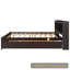 Lit plateforme double en bois massif-513216269