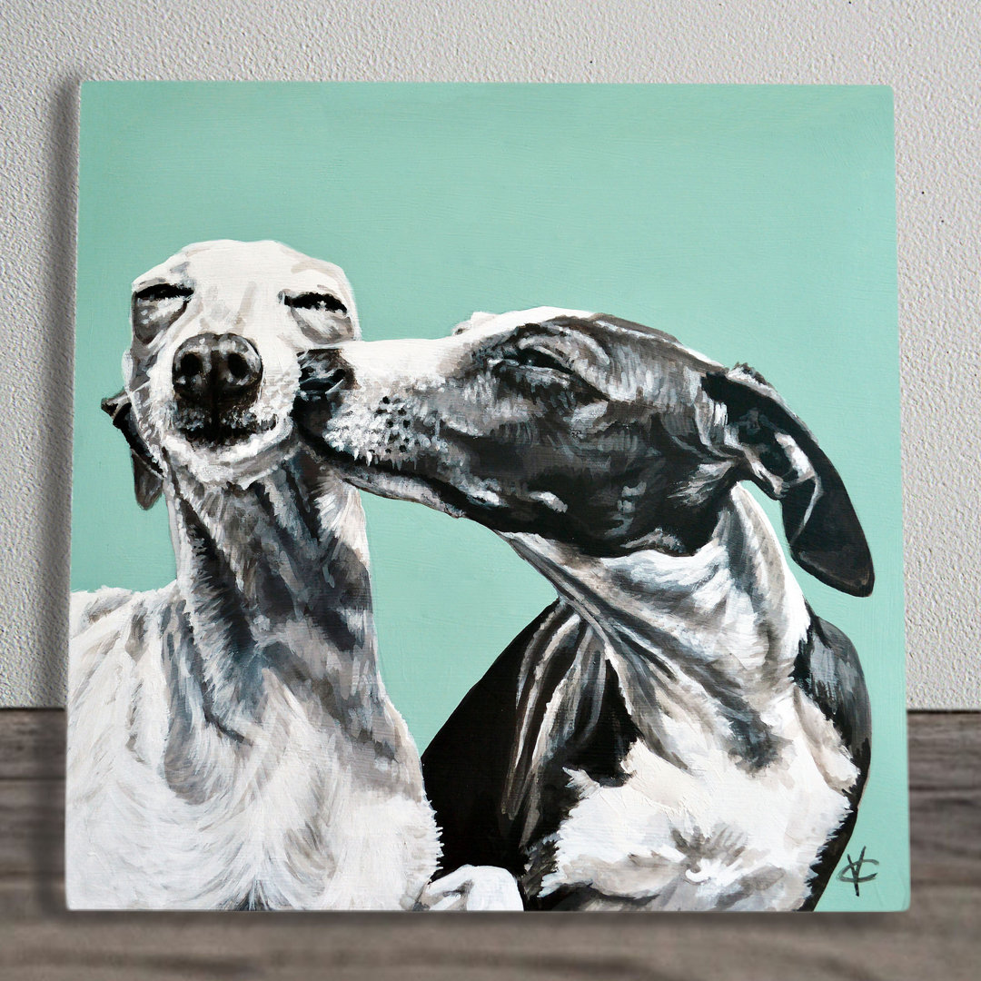 Keramik Wanddekoration The Kiss Tiere