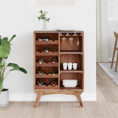 Wine Bottle & Glass Rack