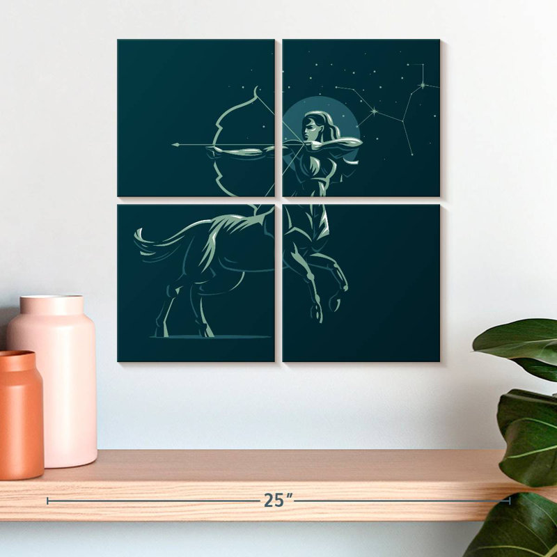 Adella, Sagittaire, Centaur Constellation, H 18 po x l 18 po