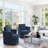 Blendia Upholstered Swivel Barrel Chair (Set Of 2)-137270794