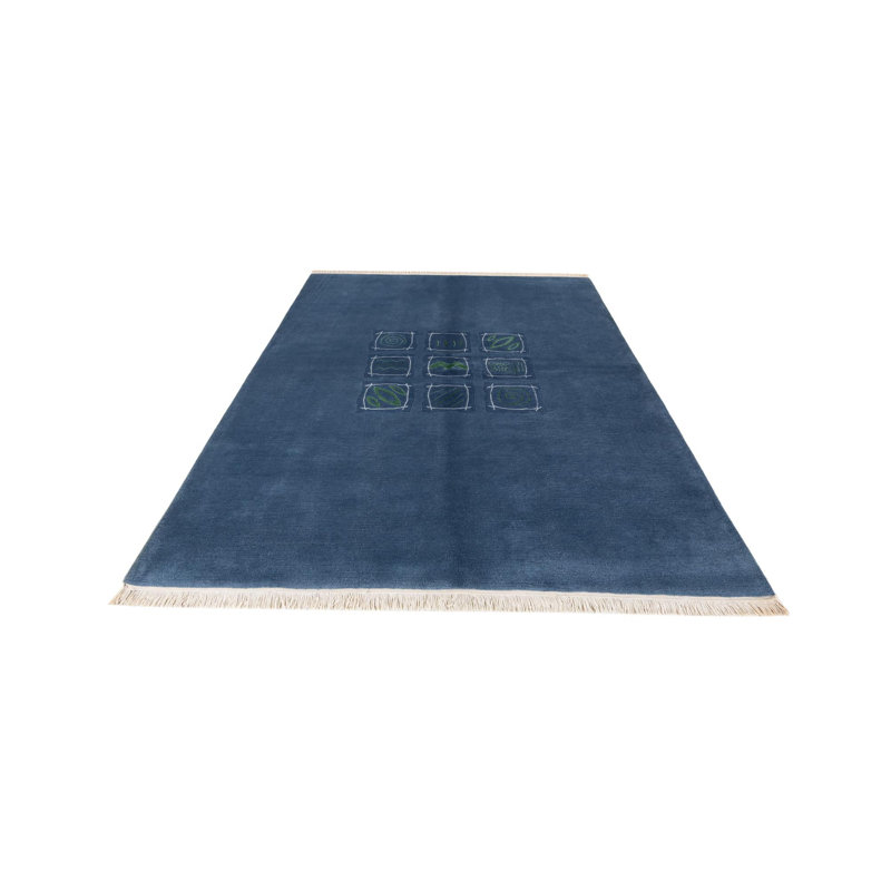Tapis bleu Jacoby