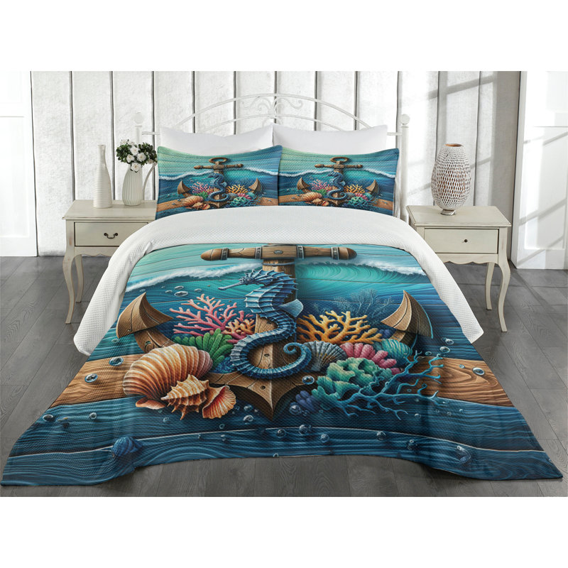 Polyester Coverlet, Queen Coverlet + 2 Standard Shams
