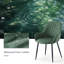 Faux Leather Upholstered Arm Dining Chair Featuring Diamond Quilted Stitching and Tapered Metal Legs-1108597844-1108597847