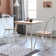 Glaskowski 27.6"L Mid-Century Modern Solidwood Dining Table