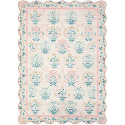 Lavable Machine Washable Indoor Area Rug