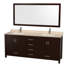 Sheffield 79" Double Bathroom Vanity Base Only-31336921