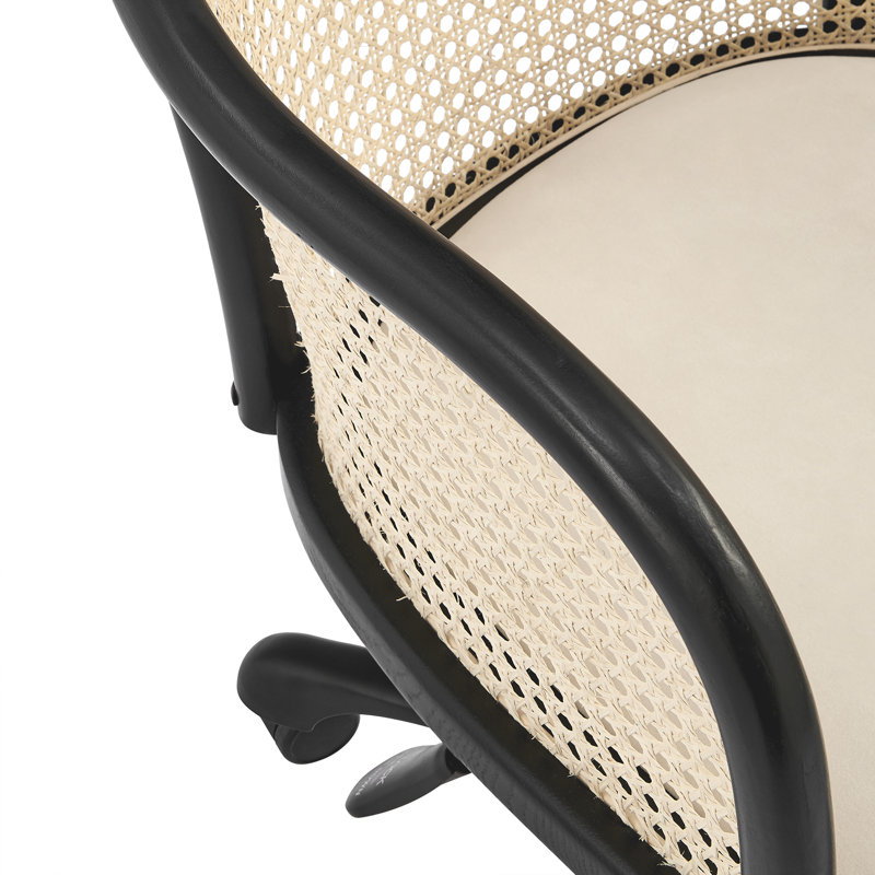 Velvet Task Chair, Beige