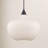 Collina 1-Light Dimmable Globe Glass Pendant-66203352