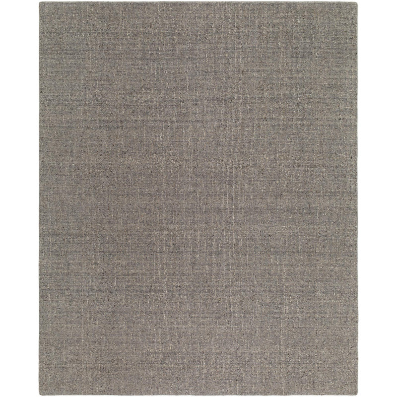 Toronto Hand Loomed Wool Area Rug in Gray, Rectangle 2' x 3'